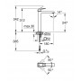 Смеситель для умывальника GROHE Eurocube (23406000)