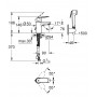 Смеситель для умывальника GROHE Eurosmart Cosmopolitan (23125000)