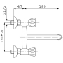 Смеситель для кухни FERRO Standard (BST5)