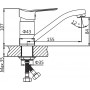 Смеситель для кухни AV ENGINEERING AVLAW4-B589