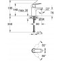 Смеситель для умывальника GROHE Eurosmart Cosmopolitan (32824000)