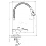 Смеситель для кухни ROSSINKA (B35-26)