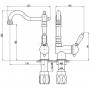 Смеситель для кухни RAV SLEZAK Labe L508.5-8SM