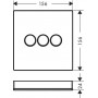 Панель смесителя скрытого монтажа HANSGROHE Shower Selec (157364000)