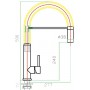 Смеситель для кухни ZorG Inox SZR 2141 Master