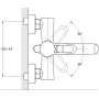 Смеситель для ванны GLAUF NUD3-A045YW