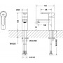 Смеситель для умывальника BRAVAT Stream (F13783C-2)