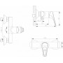 Смеситель для душа BRAVAT Drop-D (F948162C-01)