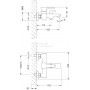 Смеситель для ванны LEMARK Evitta (LM0514C)