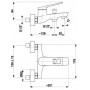 Смеситель для ванны ARMATURA AMAZONIT (4624-010-00)