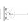 Смеситель для ванны GLAUF NUD7-A045KT