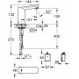 Смеситель с инфракрасной электроникой GROHE Eurosmart Cosmopolitan E (36330001)