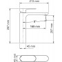 Смеситель для умывальника WASSERKRAFT Dinkel (5803H)
