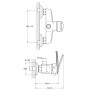 Смеситель для душа G.LAUF Solone (SIT5-A182)