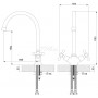Смеситель для кухни ROSSINKA (G02-72)