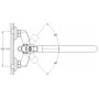Смеситель для ванны G.LAUF LWF7-A113