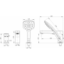 Смеситель для ванны BRAVAT Iguassu (F5173218CP-1-RUS)